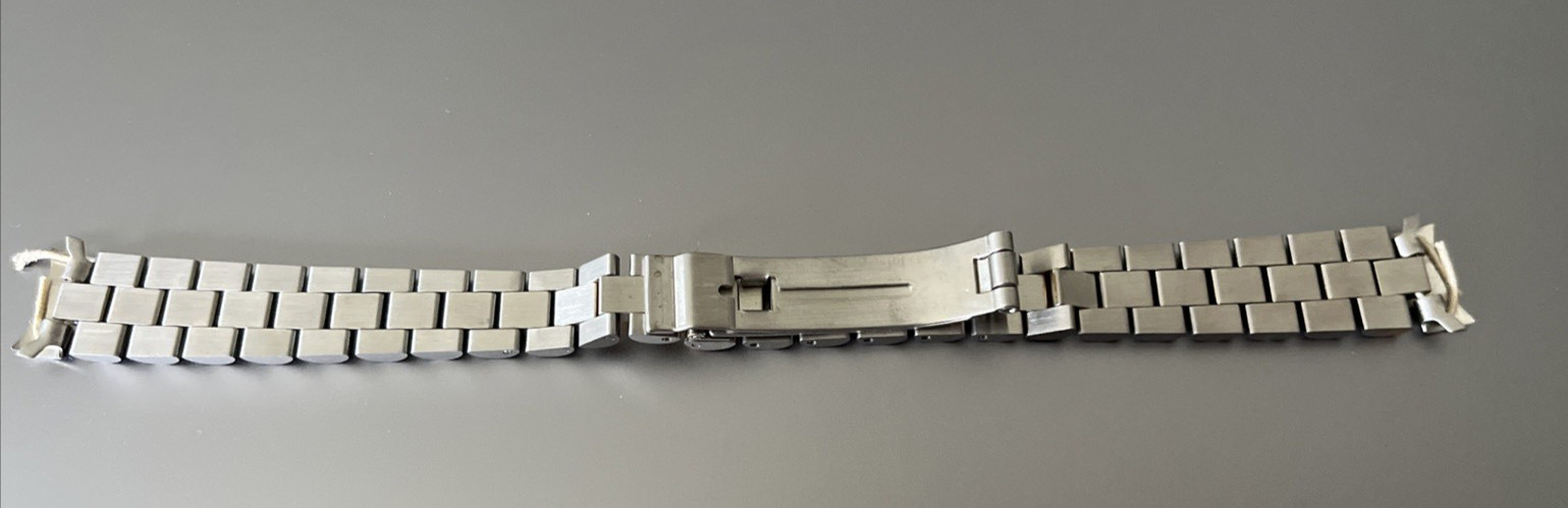 13 mm Watch Bracelet President S/ Steel Two-Tone Mat/Polish Hidden Folding Clasp
