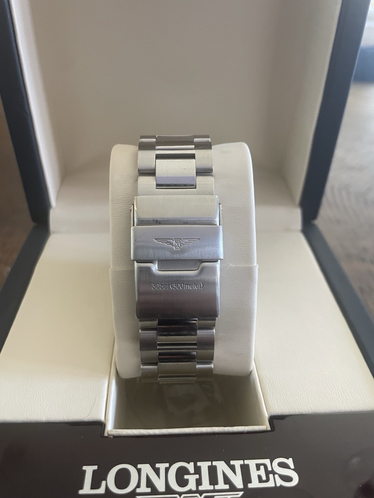 Longines HydroConquest 44mm Auto Men’s Black Watch No Reserve Extra Rubber Strap