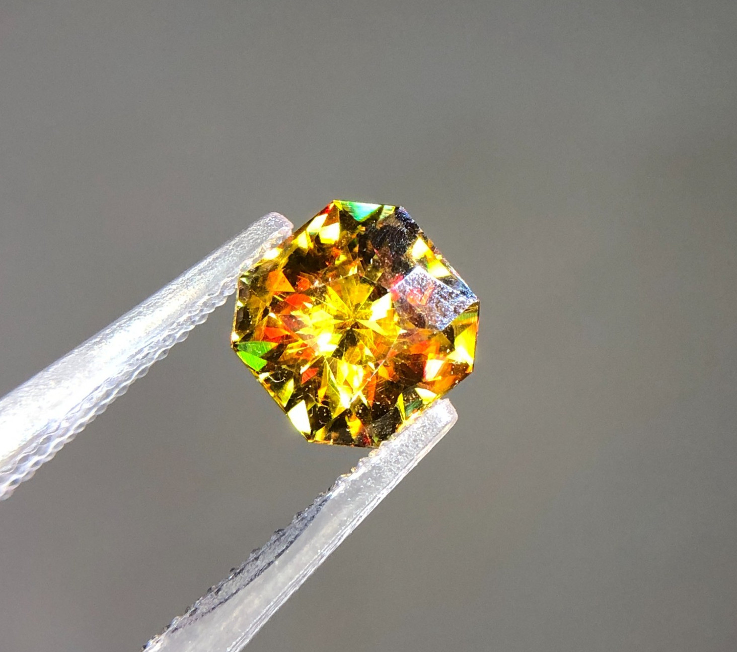 1.70 Carat Natural Full Fire Sphene Titanite | Step Cut Gemstone | For Jewelry
