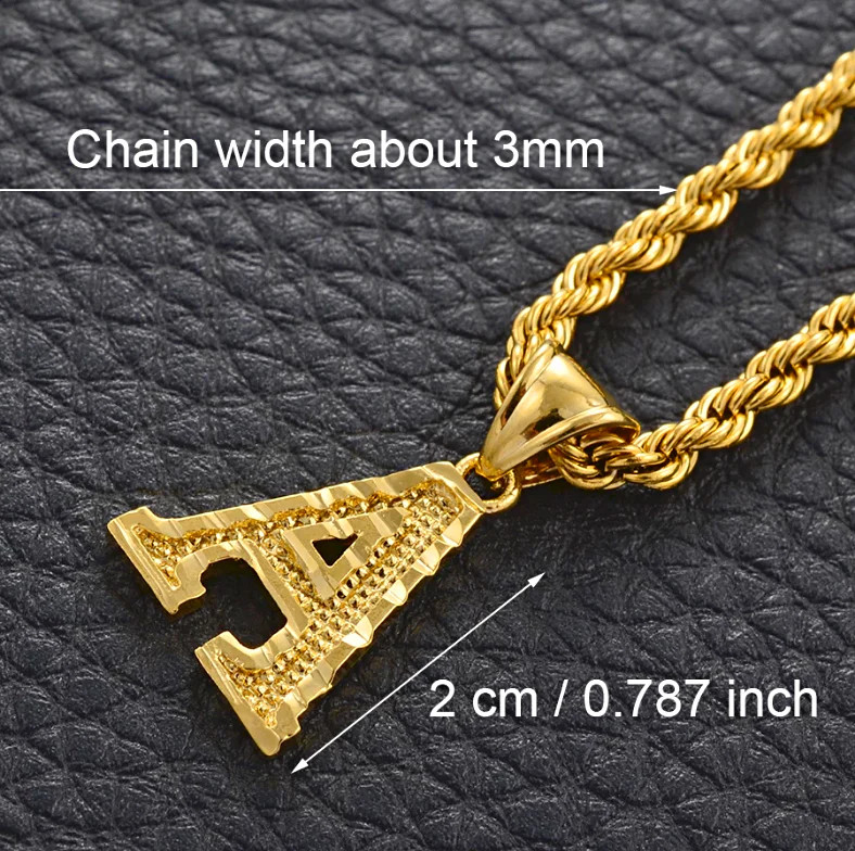 Initial Pendant Necklace