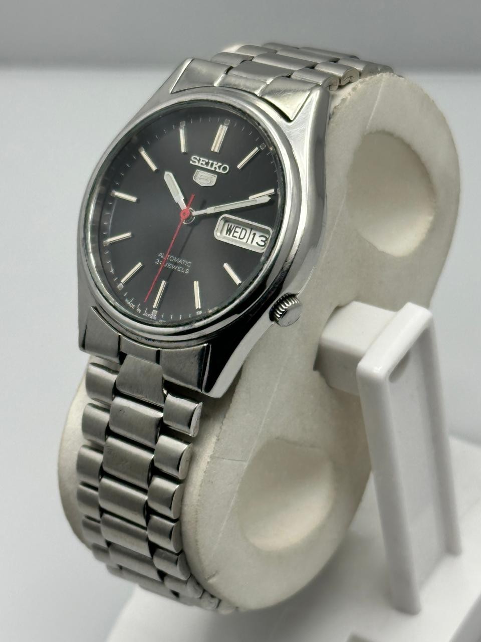 Vintage Seiko 5 Automatic 21Jewels 7S26-3180 Day/Date Japan Made Men’s Watch
