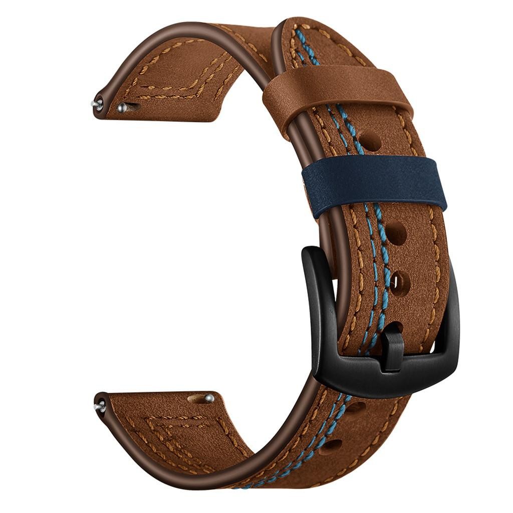 Stitching Genuine Leather Strap 20 22mm Watch Band Quick Release Wrist Bracelet