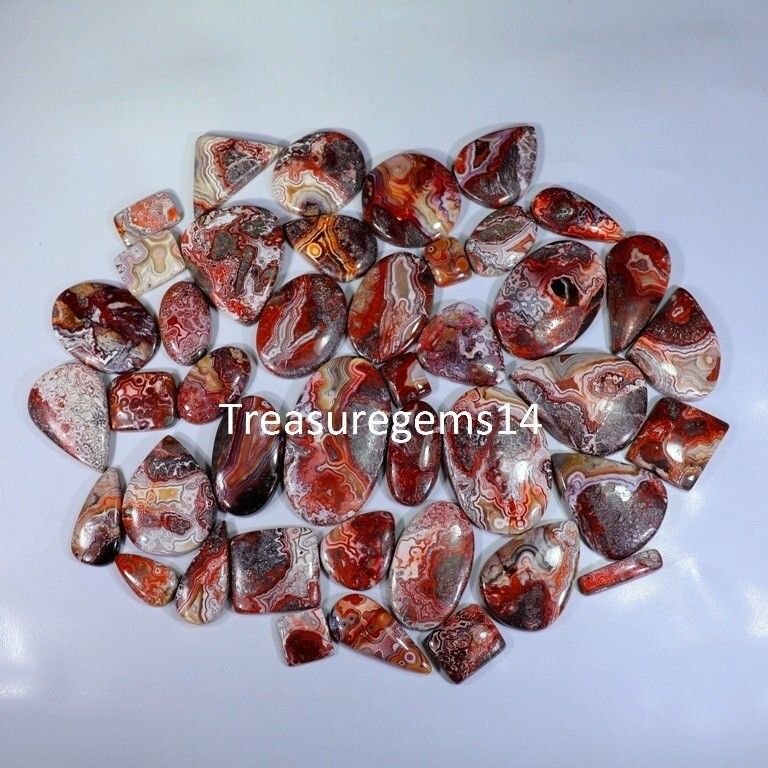 250 Crt WHOLESALE LOT CRAZY LACE AGATE CABOCHON GEMSTONE AAAA