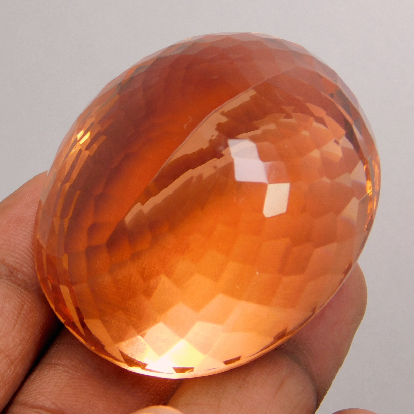 Natural imperial Topaz 410 Ct Oval Stunning Flawless “IGL” Certified Gemstone