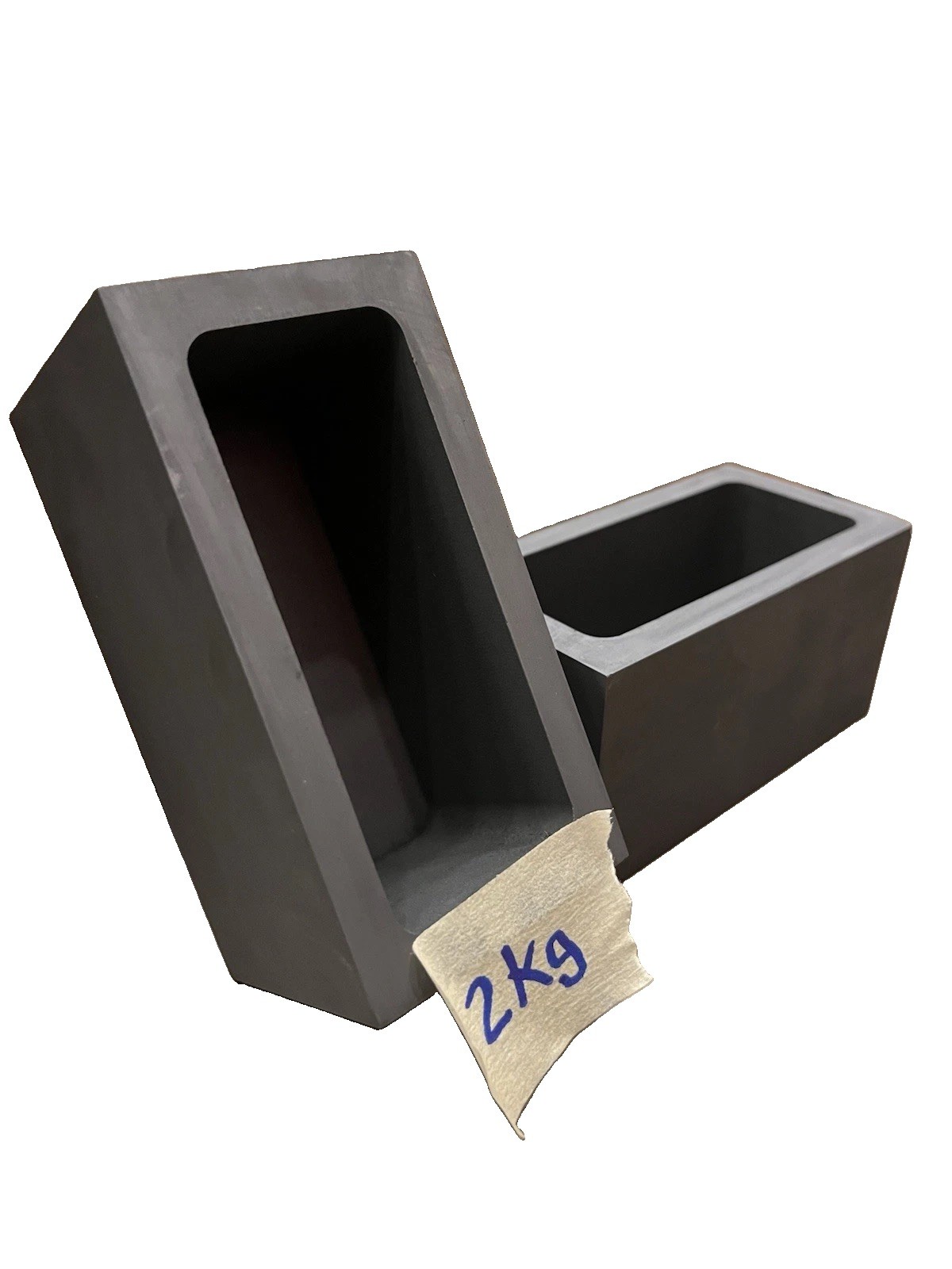 2kg Gold Capacity Graphite Mold Ingot Bullion for Gold & Metal Casting SHORT