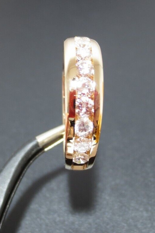 14K YG DIAMOND ANNIVERSARY BAND RING 1.00 tcw SZ 7 4.88 grams (AI-1868)