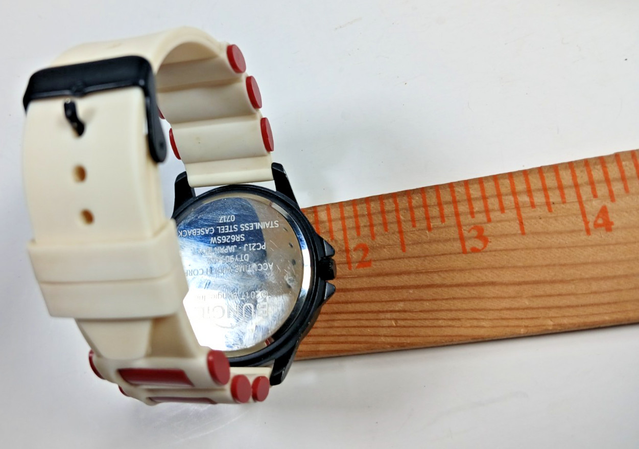 Bungie Watch 2017 Red White Japan Movement Accutime Watch Corp Needs Battery