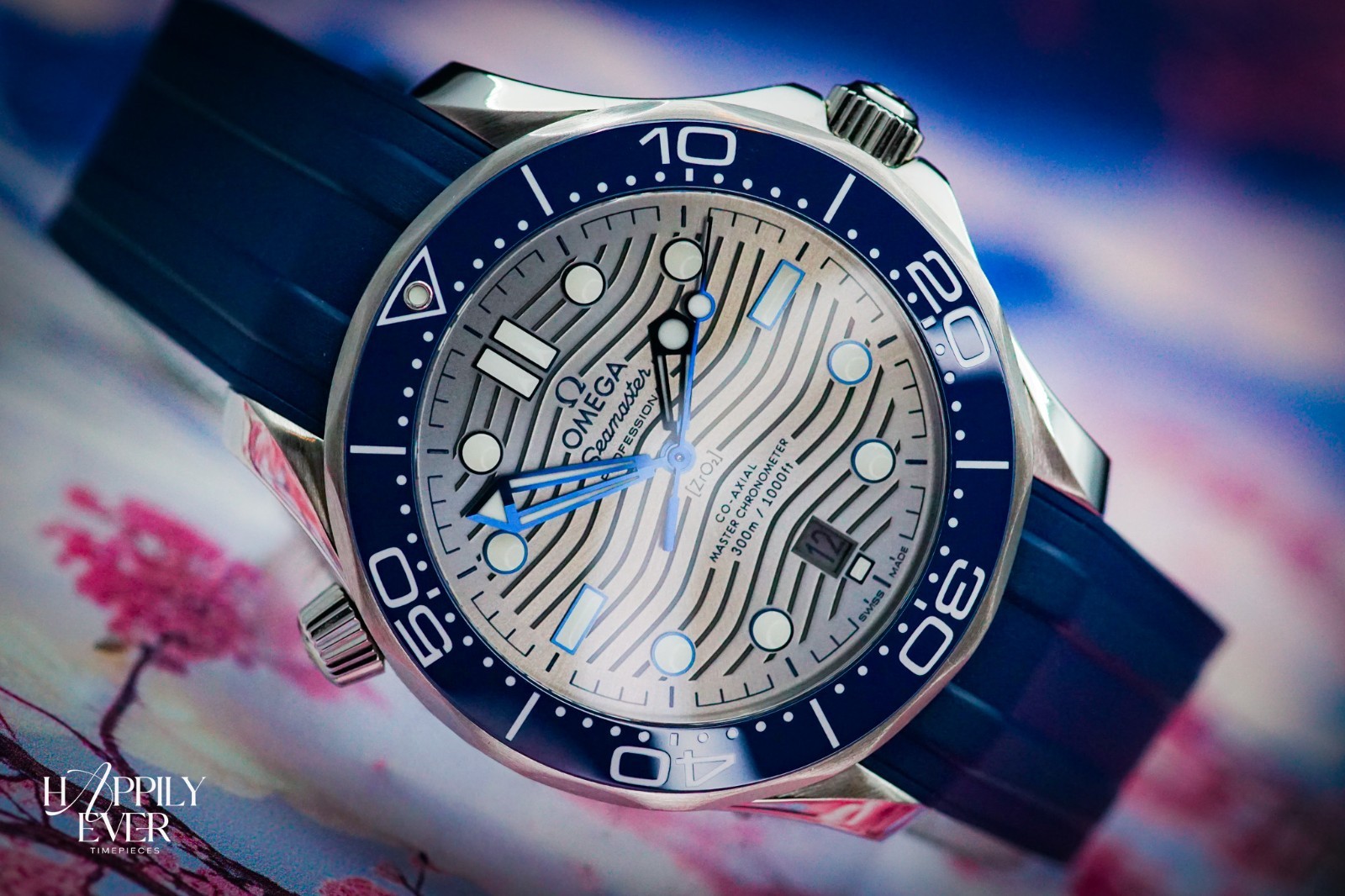 2023 OMEGA Seamaster Diver “Grey Wave” 300M 210.32.42.20.06.001 Full Set