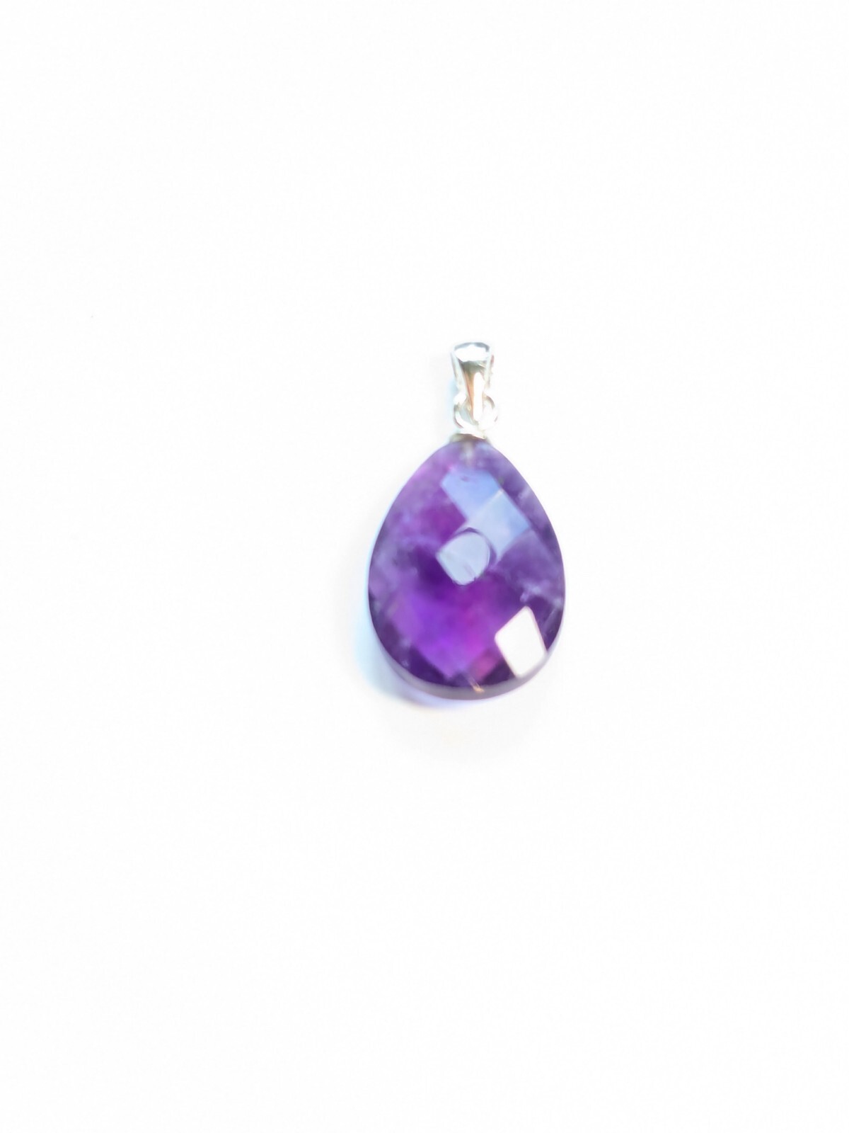 Beautiful Amethyst Silver Pendant Only Gemstone Dunyagems Gift 557