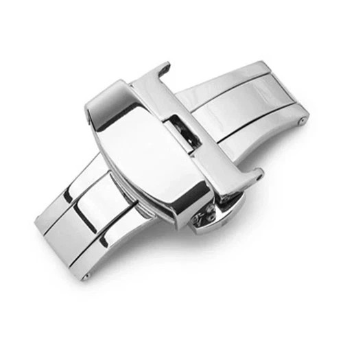 Stainless Steel Watch Band Clasp – Butterfly Deployment Buckle 16-22mm Strap