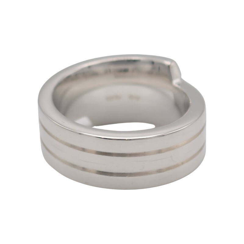 Hermes Italic Ring US6-6.25 #53 Vintage Silver 925 442693