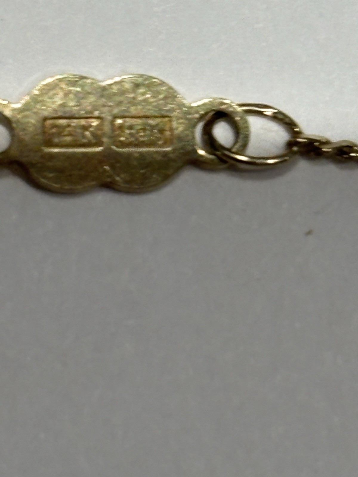 Rare Vintage Italian UnoAErre Diamond Pave 14k Necklace