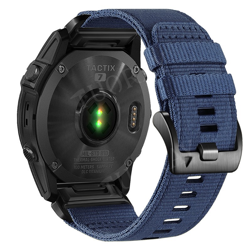 Nylon Band For Garmin Fenix 8 E 7 7X 6 6X 5 5X 3 HR Approach S62 S60 Watch Strap