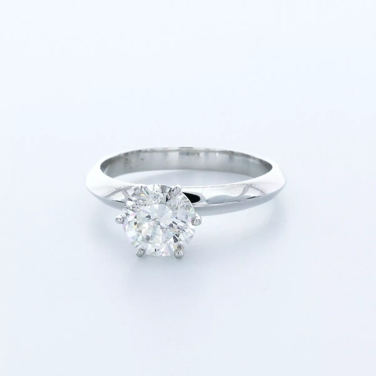 Solitaire Engagement Ring Platinum Classic Round 1.80 CT Lab-Grown Diamond E SI1
