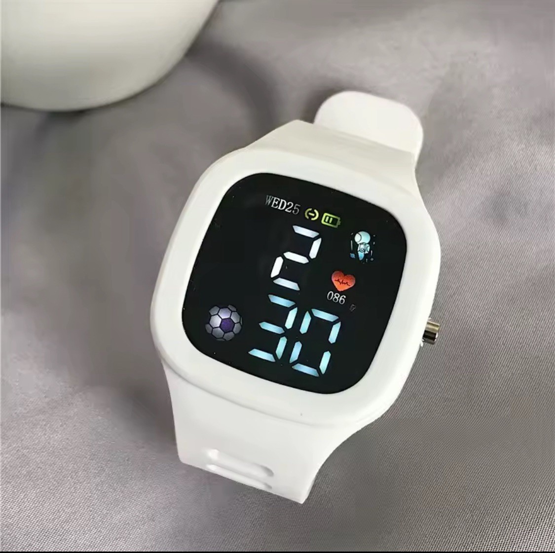 Sports Watch For Women And Men Casual Electronic LED Digital Watch Silicone Band
