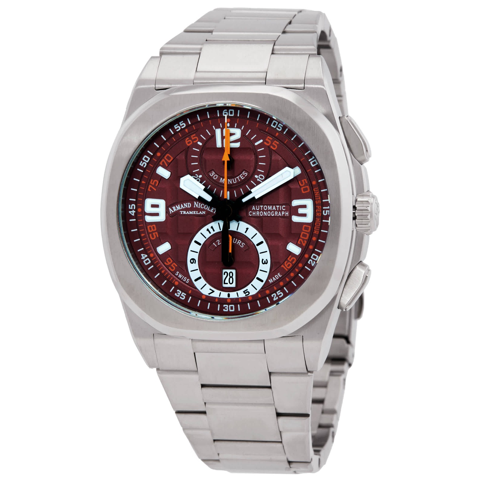 Armand Nicolet JH9 Chronograph Automatic Men’s Watch A668HAA-XO-MA4670A