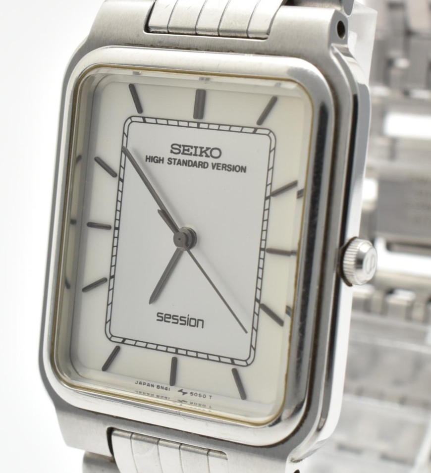 [ Near MINT ] SEIKO Session 8N41-5050 Silver Quartz Men’s Watch From JAPAN