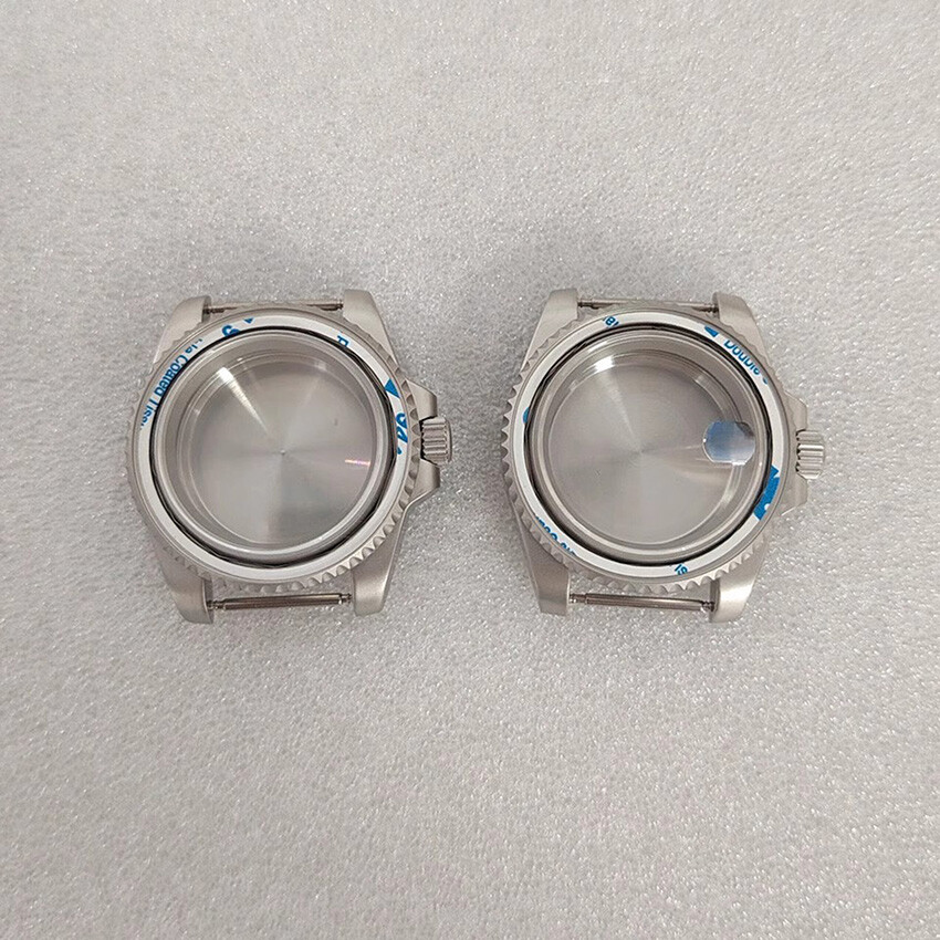 SUB Silver Brushed Case 40MM Stainless Steel Sapphire for NH35/NH36 Movement