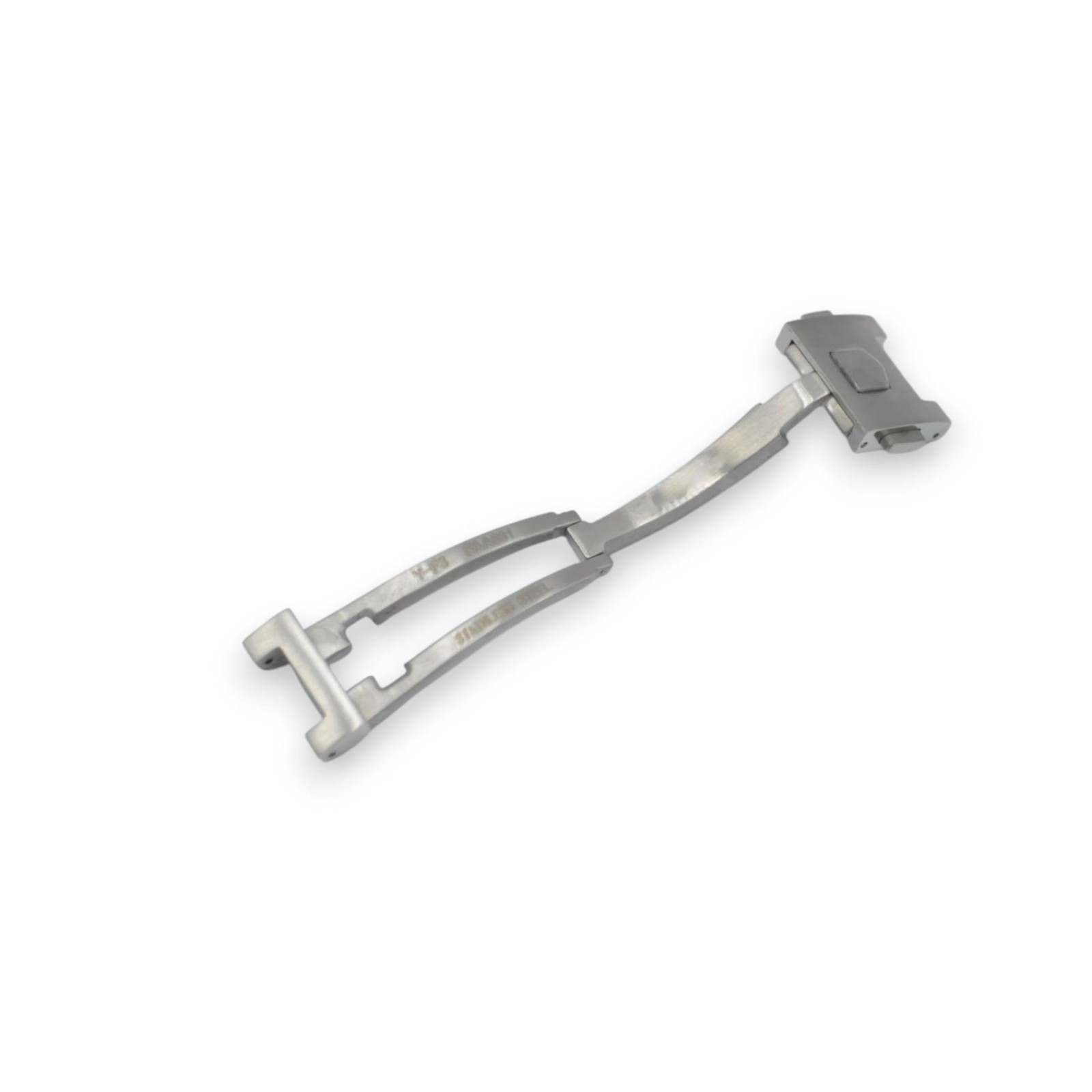 10.8mm Y F3 FAA031 Silver Color Deployment Clasp For Tag Heuer