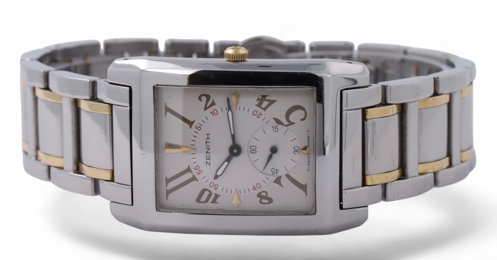 Zenith Port Royal V Quartz – 18ct Gold & Steel – 53.0250.887 – 29mm x 44mm
