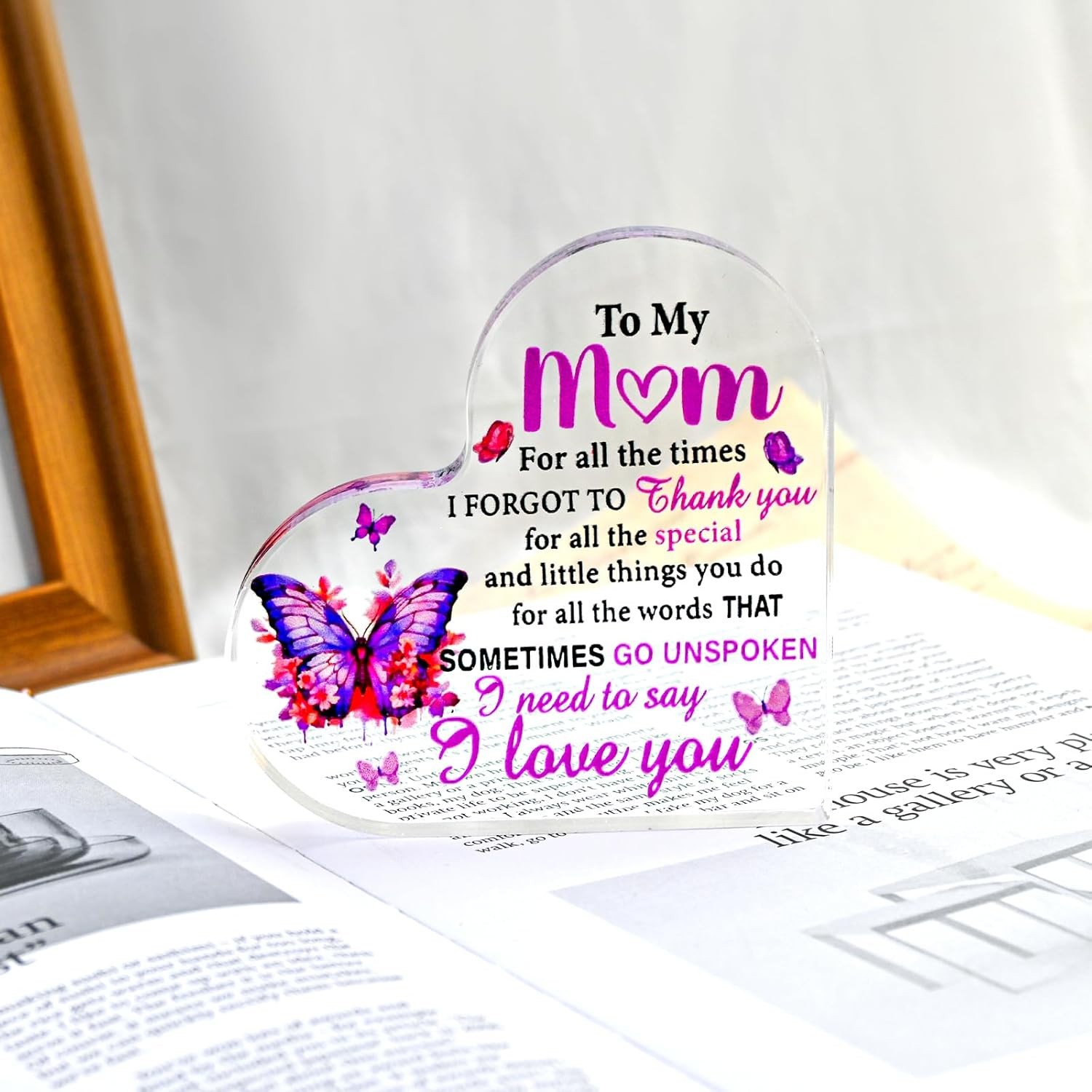 Mothers Day Gifts For Mom From Daughter Son Birthday Rose Red-mom