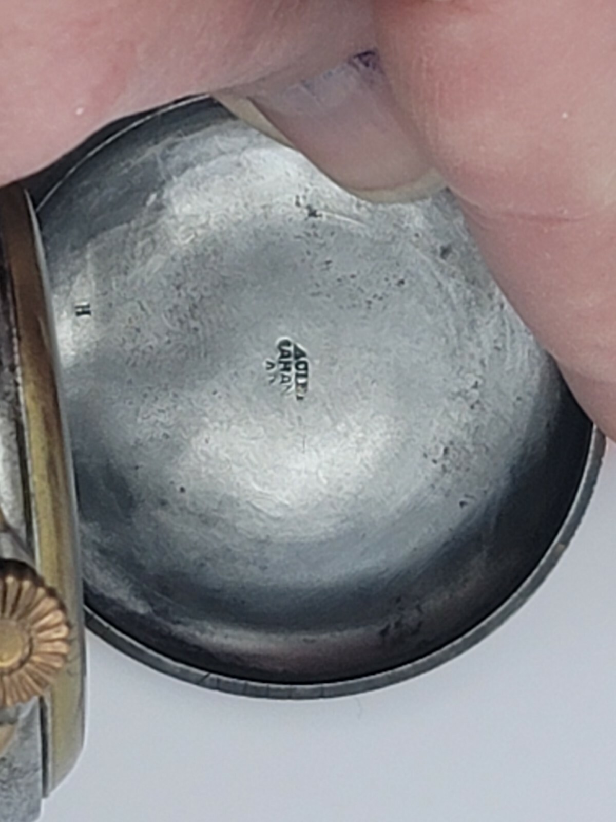 9932 original antique pendulum watch multicolor enamel dial rare France 1890