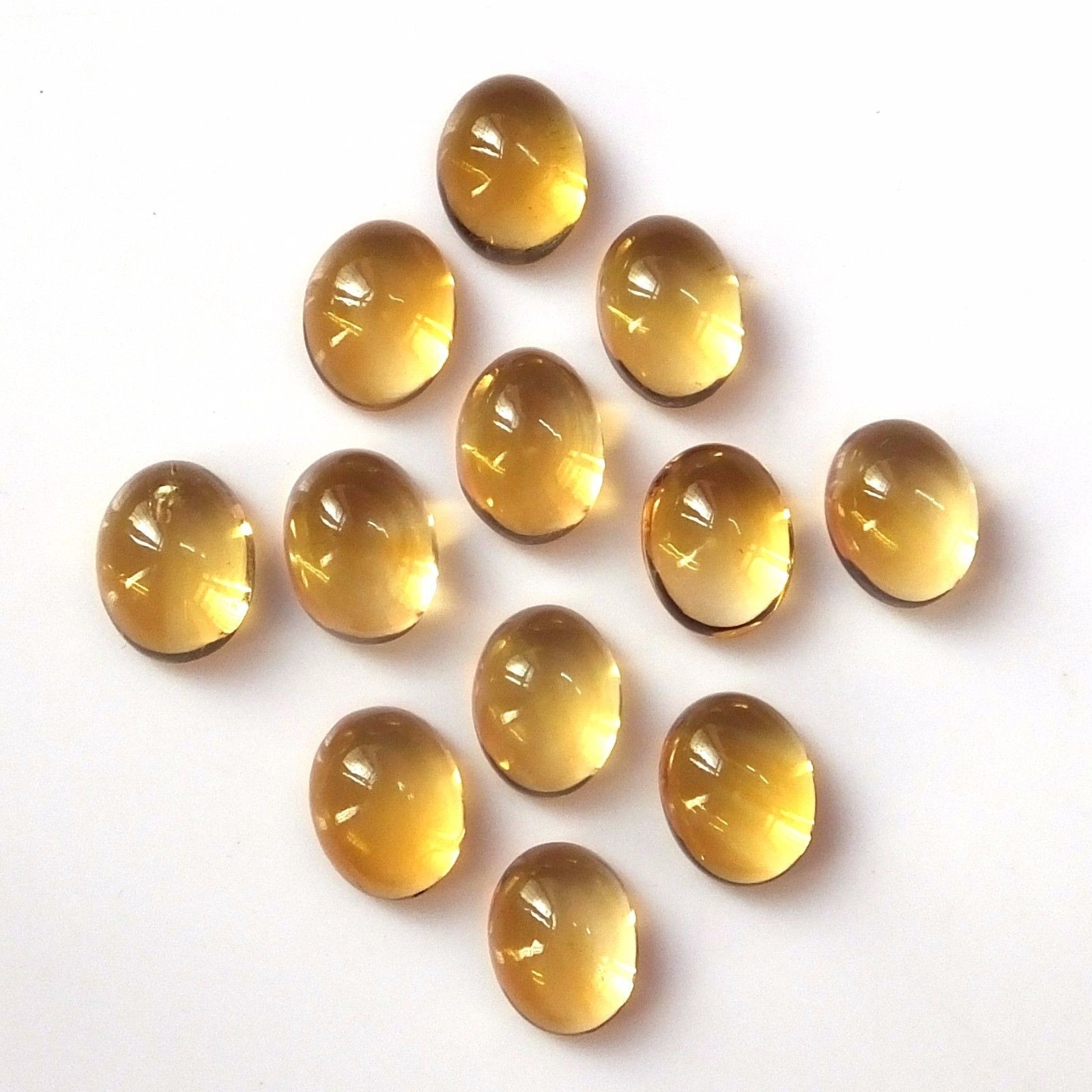 Citrine Oval Cabochon 3x5mm to 8x10mm Natural Loose Wholesale Gemstone