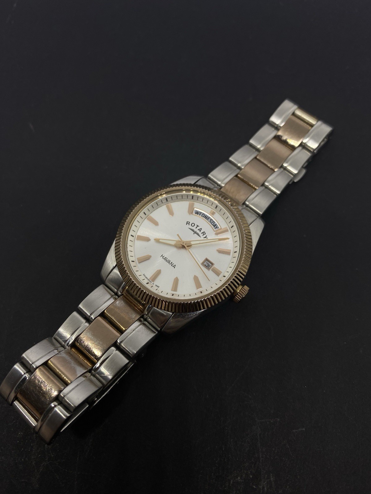 Rotary Havana Two Tone Rose Gold Men’s Watch GB02662/06