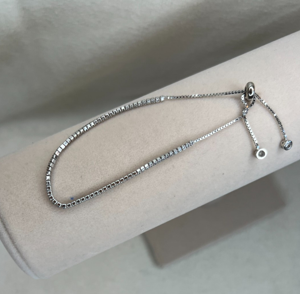 Bella Luce 2.07ctw sterling silver adjustable bolo bracelet – so sweet – NEW