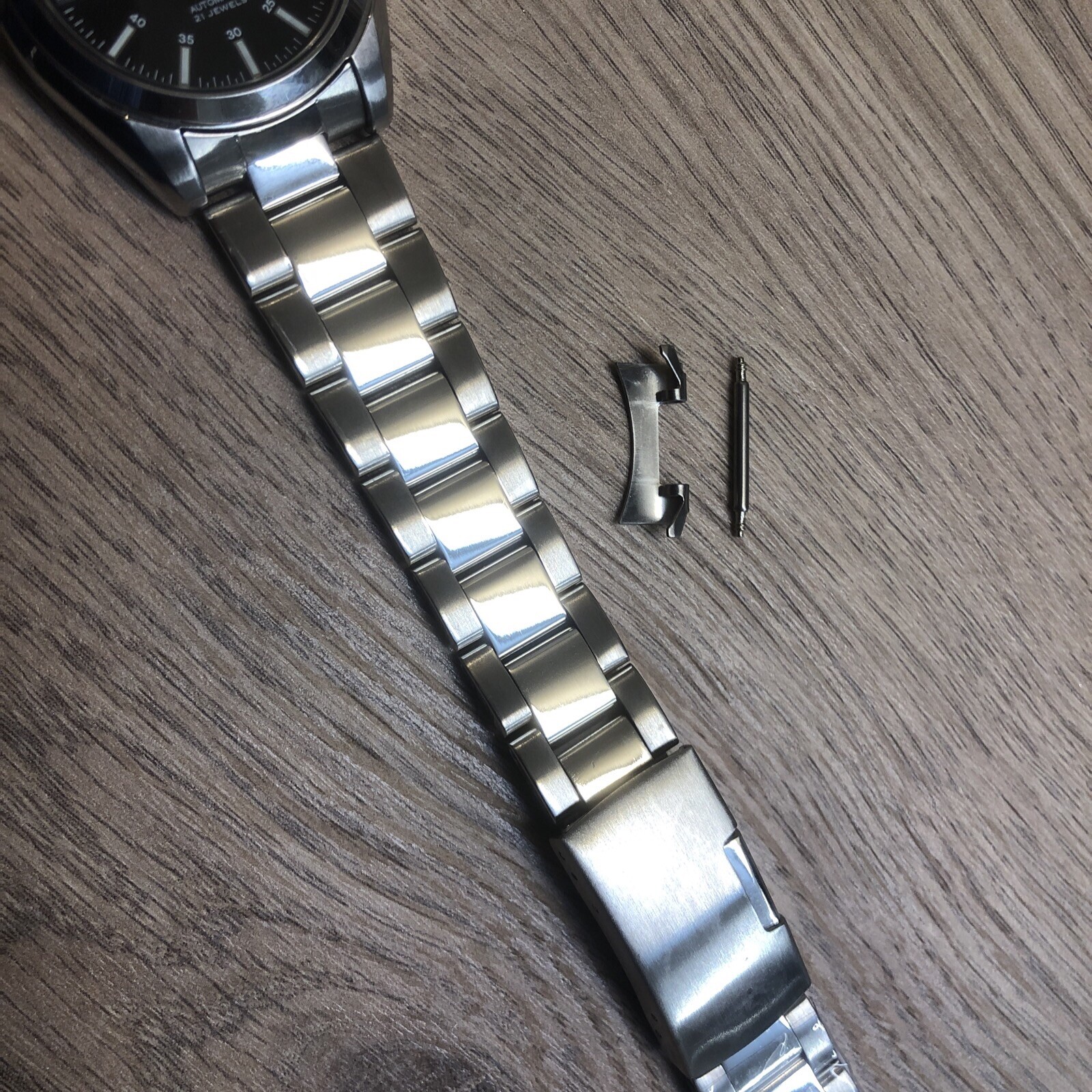 18mm oyster Stainless Steel Bracelet For Seiko 37mm SNK375 SNK381 SNK385 K1