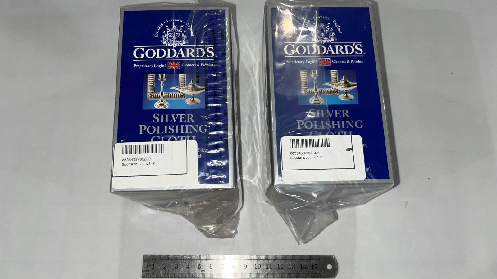 Four (4) Pack Goddard’s Cotton Silver Polishing Cloth 12 x 15″ New Free Shipping