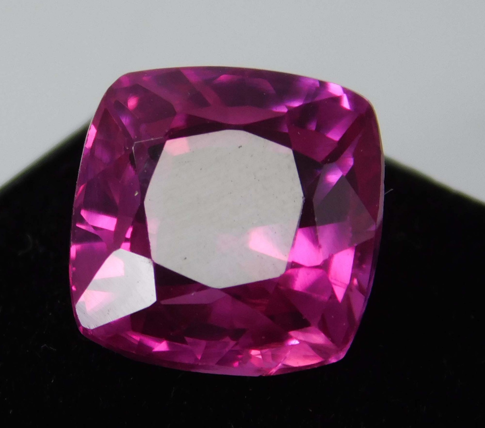 9.45 Carat Natural Pink Ruby Square Cushion Cut Loose Gemstone CERTIFIED
