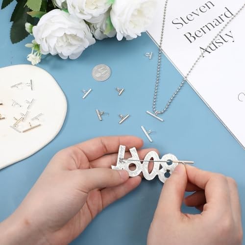 12Pcs Pin to Pendant Converters 3 Sizes Brooch Pendant Converter Brass Pin Neckl