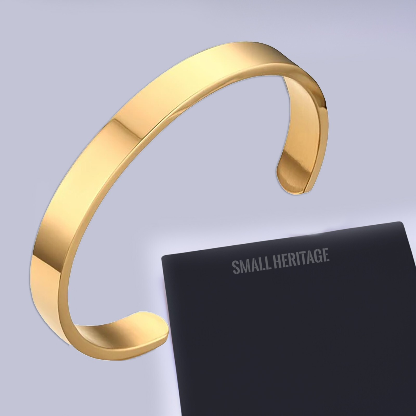 Men’s Cuff Bracelet Stainless Steel Bangle Gold Silver Black Viking Norse
