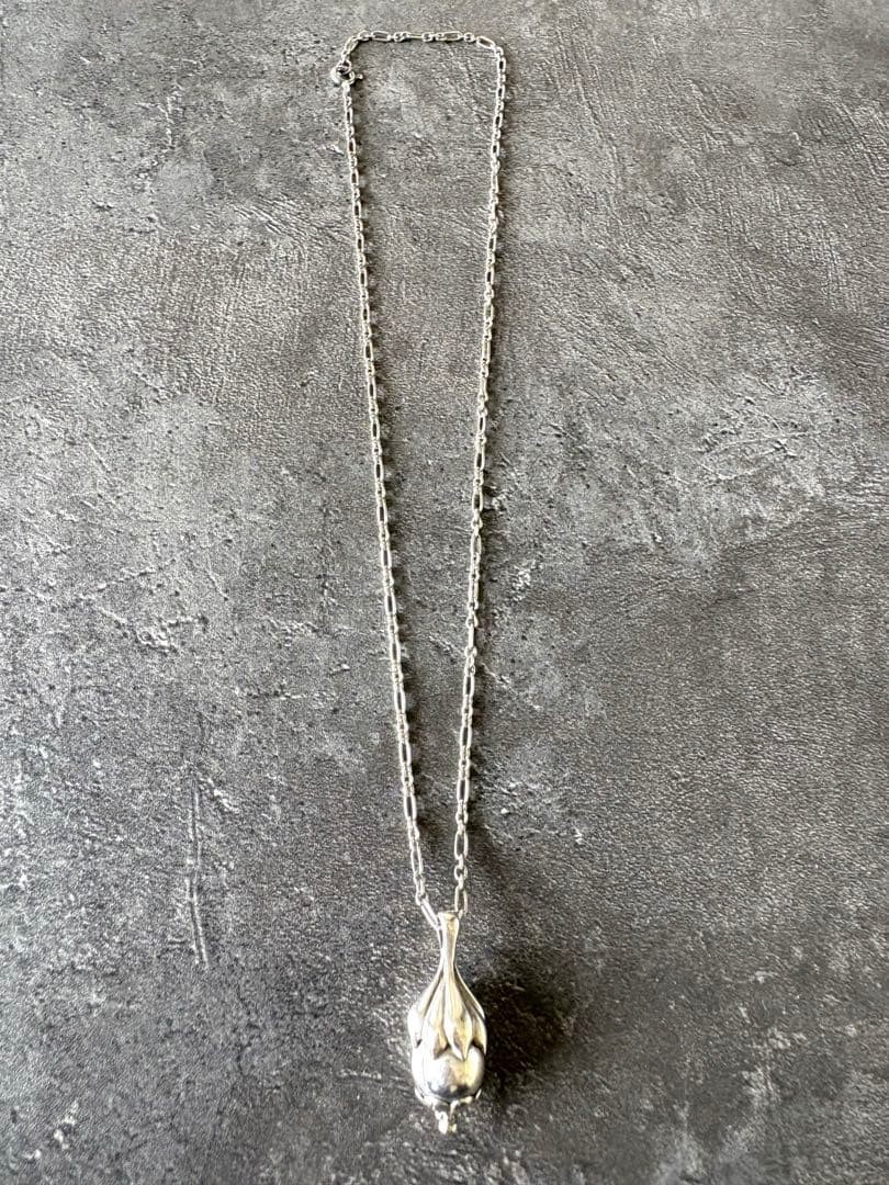 Georg Jensen 1991 Heritage Collection Necklace Pendant 17.3 Chain Silver SV925