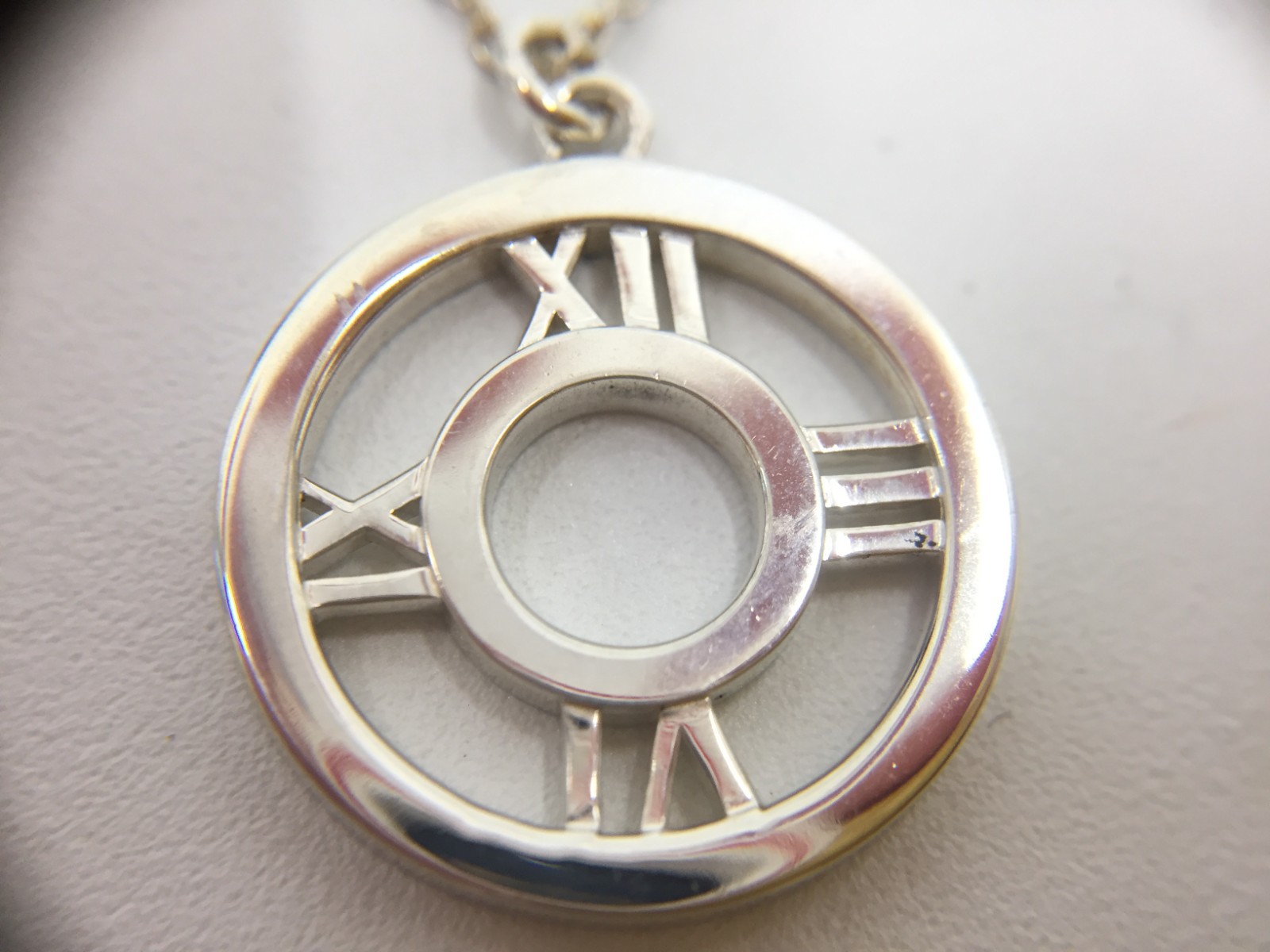Tiffany & Co. AG 925 Silver Ring Pendant & Necklace 2F080090MS