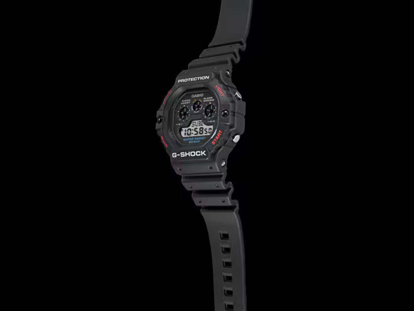 CASIO G-SHOCK DW-5900U-1 “WALTER” NEW BLACK DIGITAL WATCH