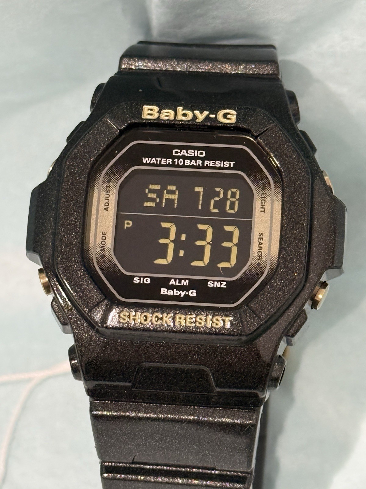 Casio Baby-G-Shock BG-5605SA-1ER Glossy Black Resin Lady’s Watch
