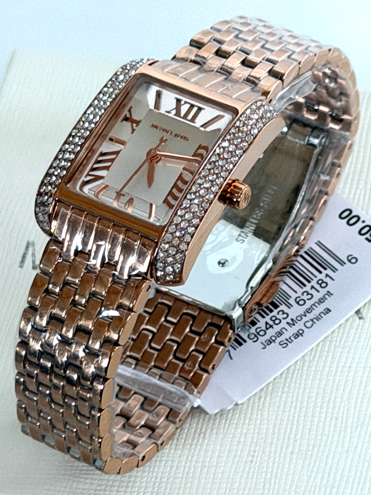 Michael Kors MK4743 Emery White Dial Rose Gold-Tone Women’s Watch BNIBox $250