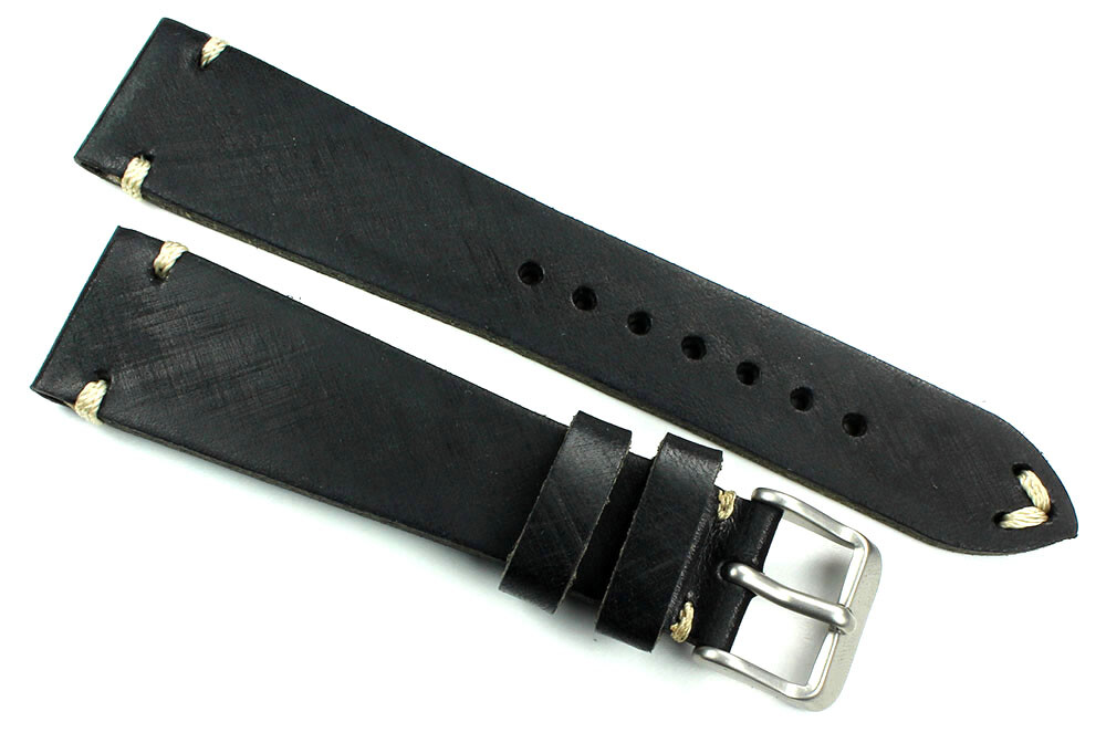 Graf Vintage Germany handmade Retro Style Leather watch strap 18 20 22 24mm