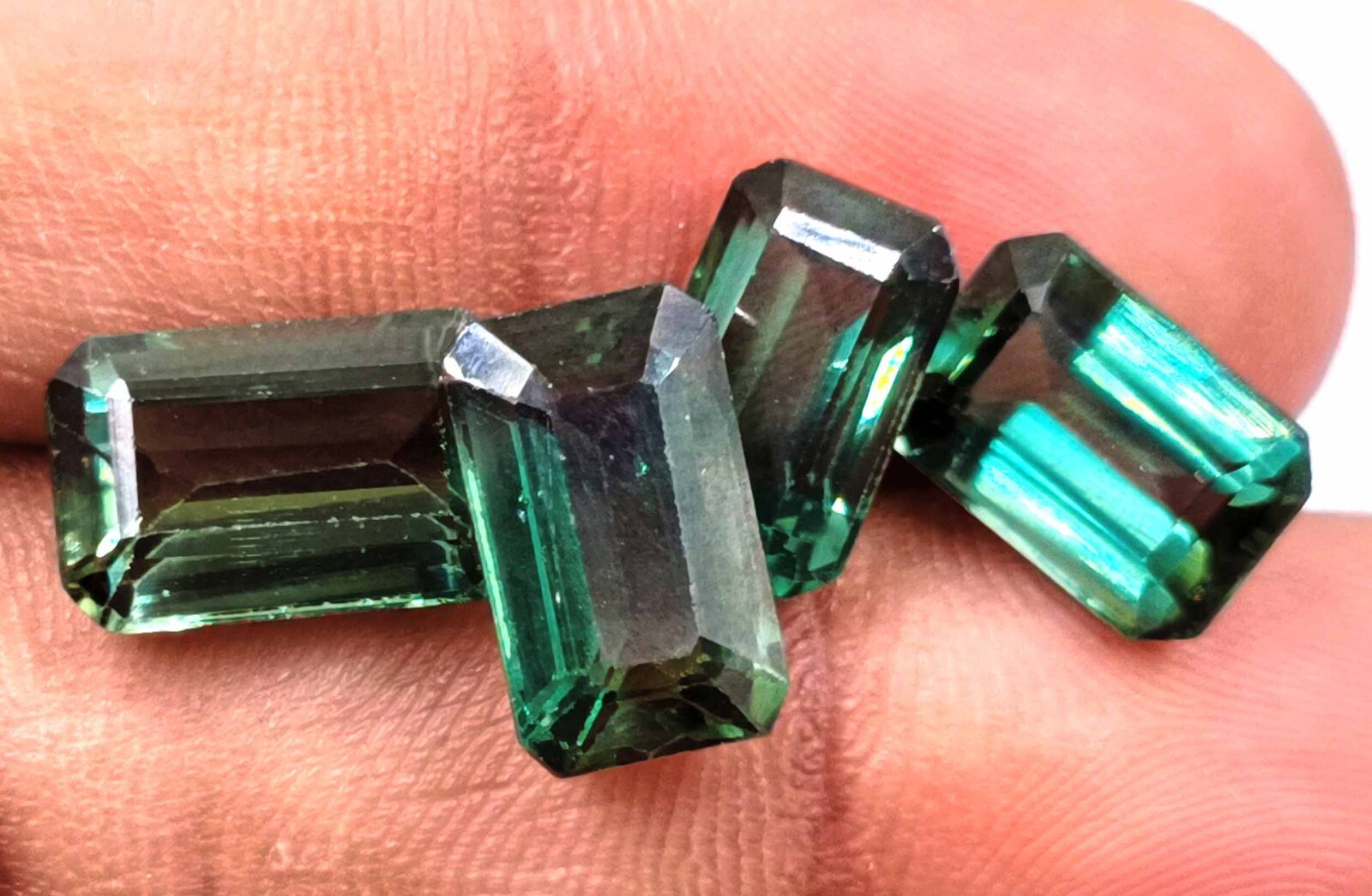 IGL Alexandrite Natural 12x8mm LOT Russian Color Changing Emerald Cut Loose 4N