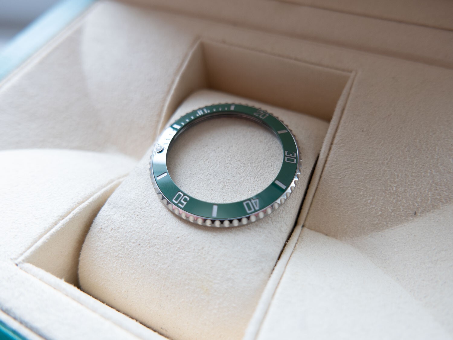 Lunette Complète Céramique et Acier Inoxydable Rolex Submariner Hulk 116610 LV
