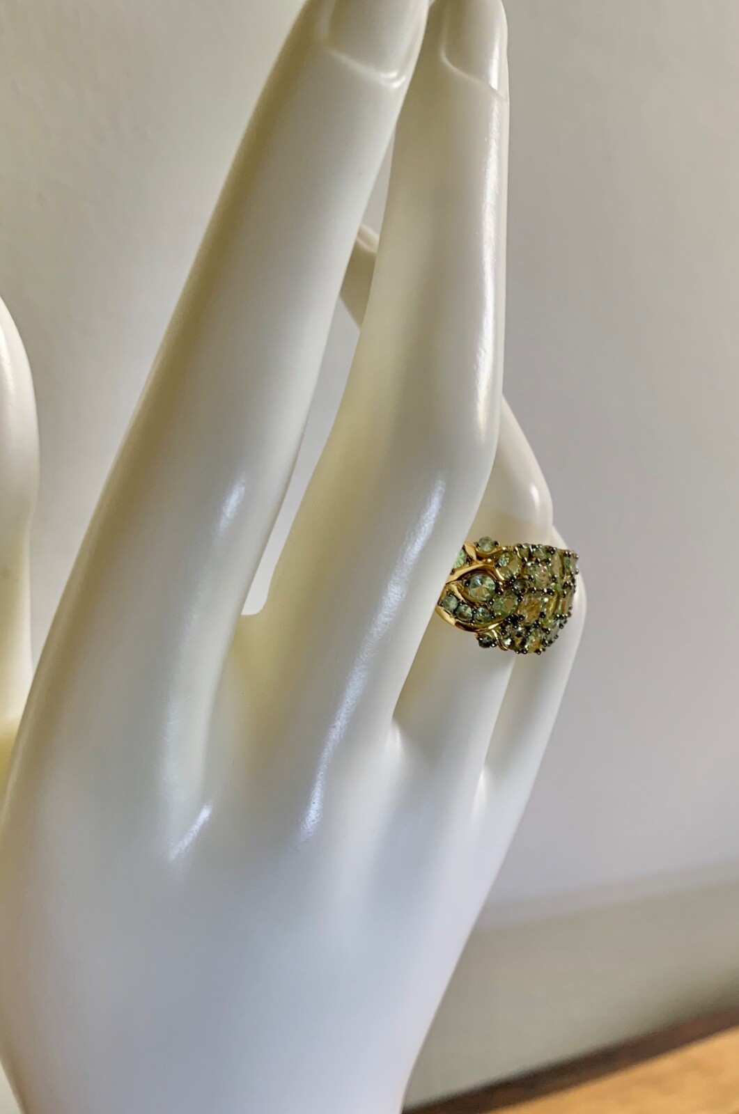 Brazilian Mint Garnet Ring in 18K Vermeil Over SS – Size 8 (2.85 ctw.)