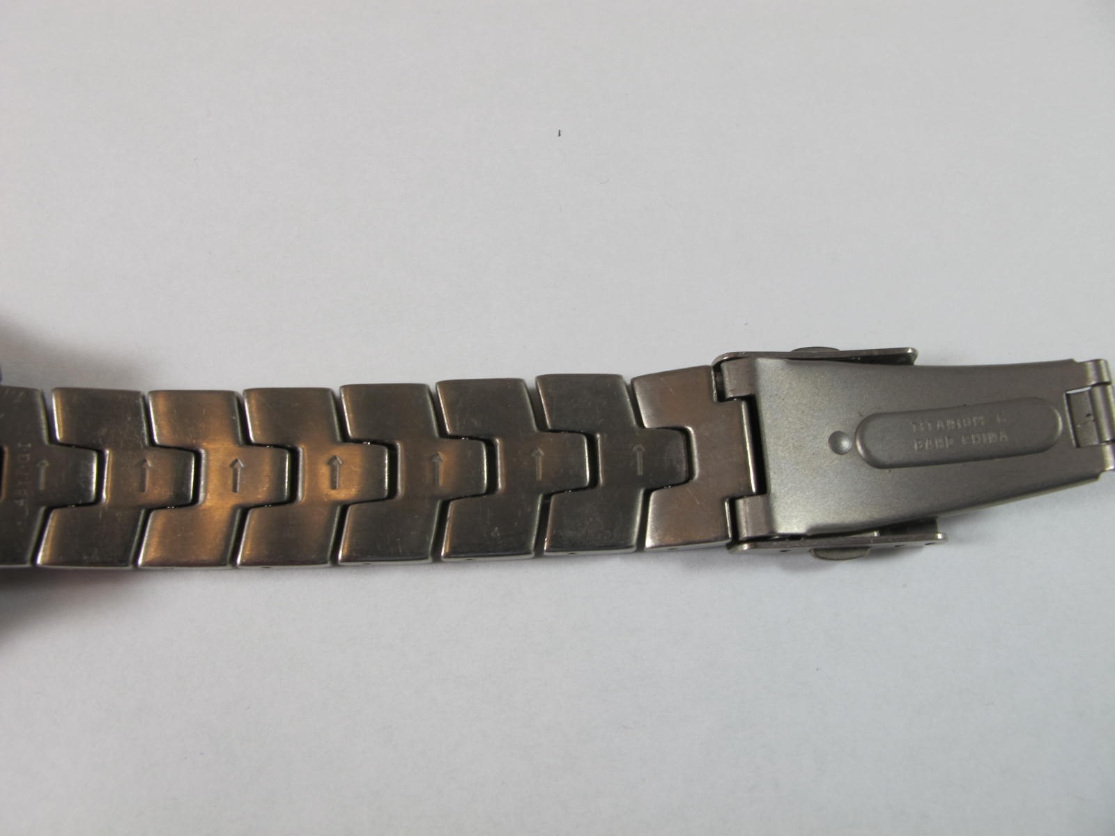 Seiko Kinetic Titanium 5M62-0C90 Watch 18mm Bracelet 48Y7