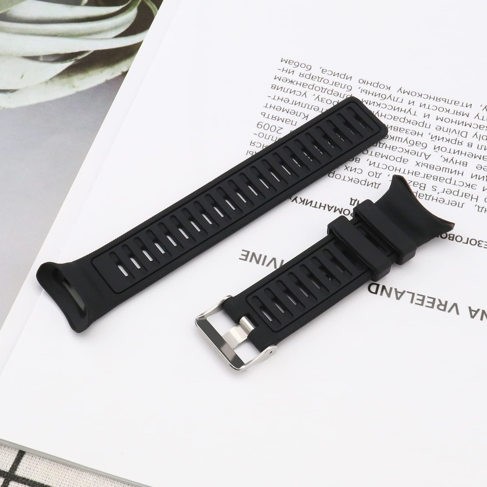Adjustable Waterproof Silicone Watch Strap Replacement for Polar Vantage V – 170