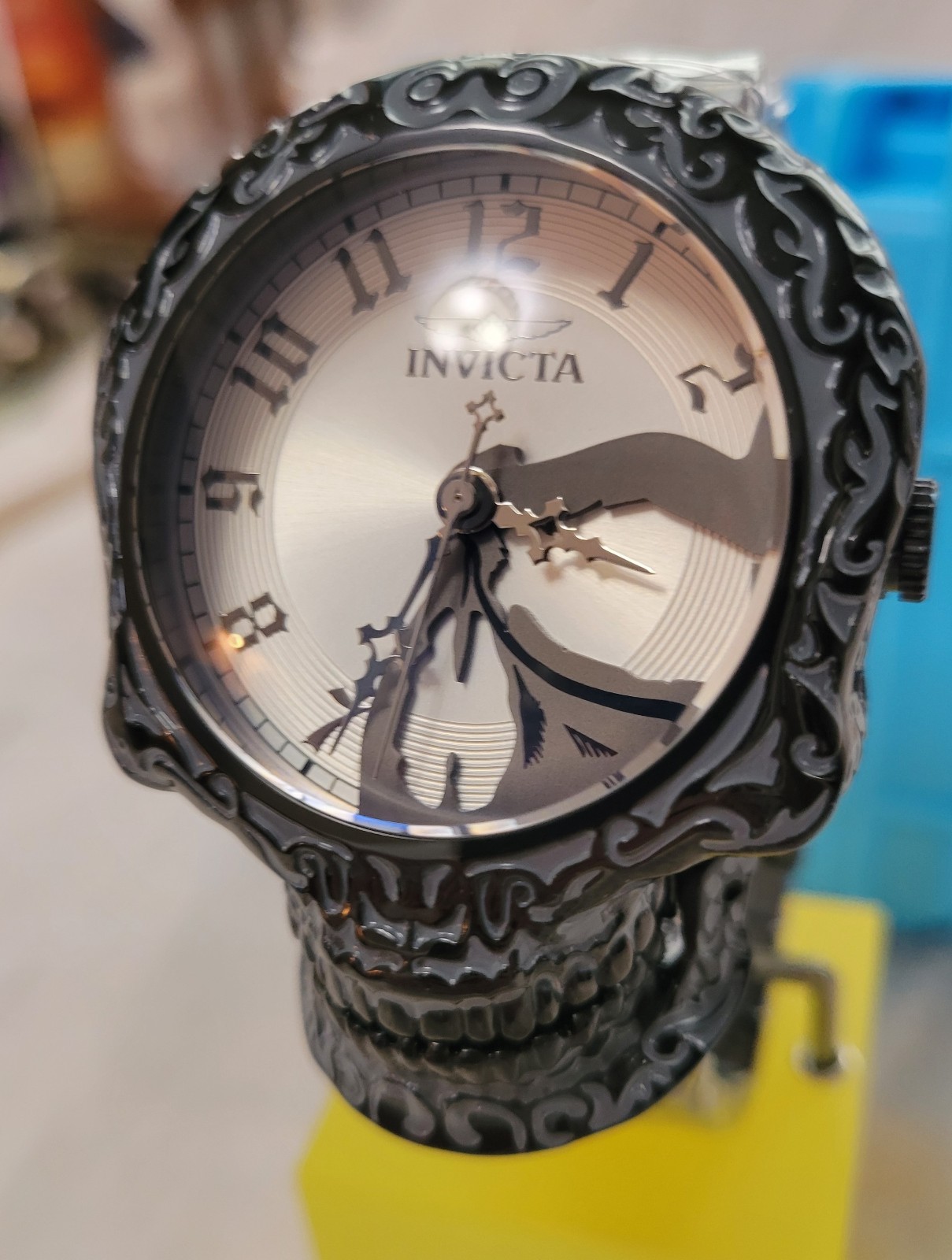 Invicta Artist Series Skull Men’s Watch 50.5mm, Black 33967 With Invicta Lockbox