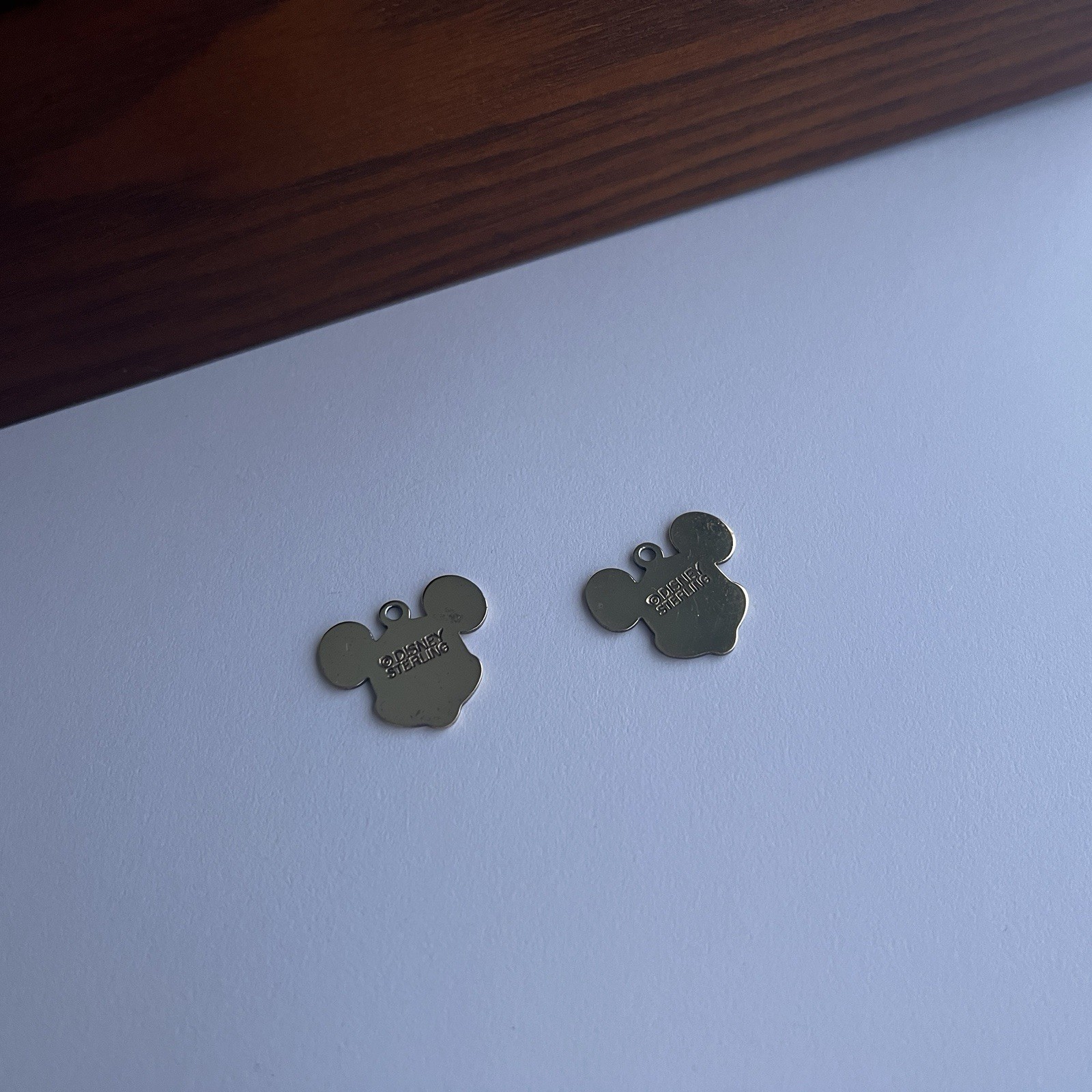 gold plated sterling silver disney mickey mouse earrings