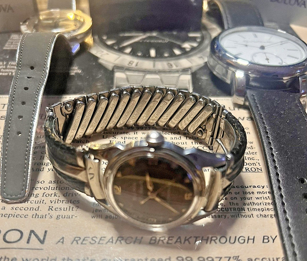 1959 Vintage Bulova 23 Jewel “M” Self Winding Bk Concentric Dial, SERVICED & Box
