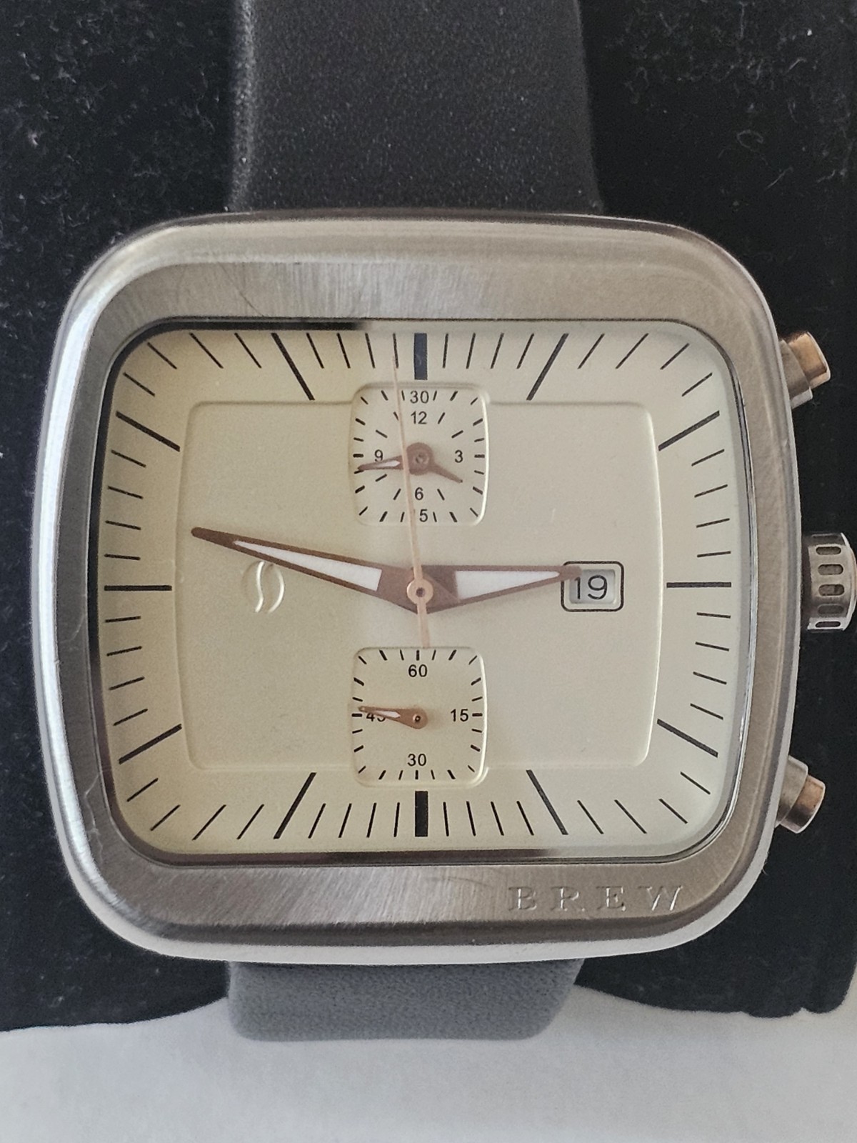 Brew Watch Co. LMTD Edition Special Blend Silver and Tan. RARE COLLECTOR’S EDTN