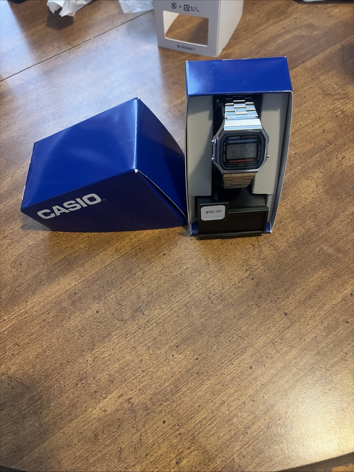 Casio A168WA-1OS With Box/ Papers